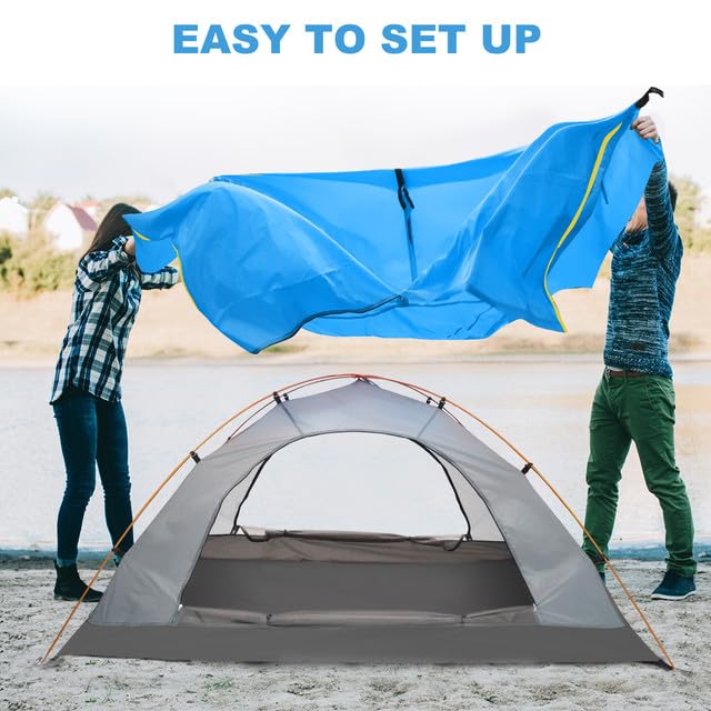 LAMA Tenda Campeggio 2 Persone Impermeabile 3000 mm