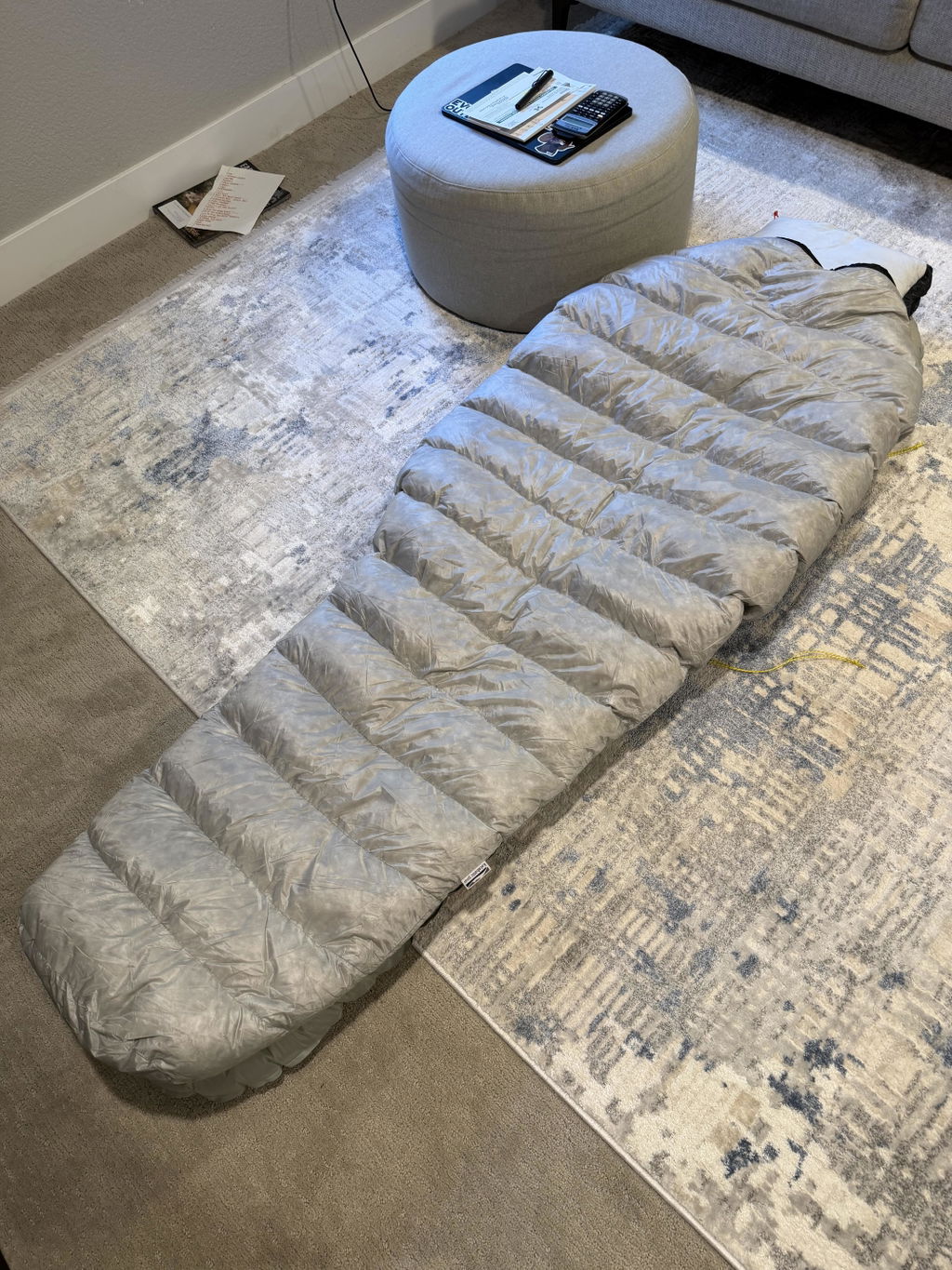 Katabatic Chisos 40°F quilt piuma leggero