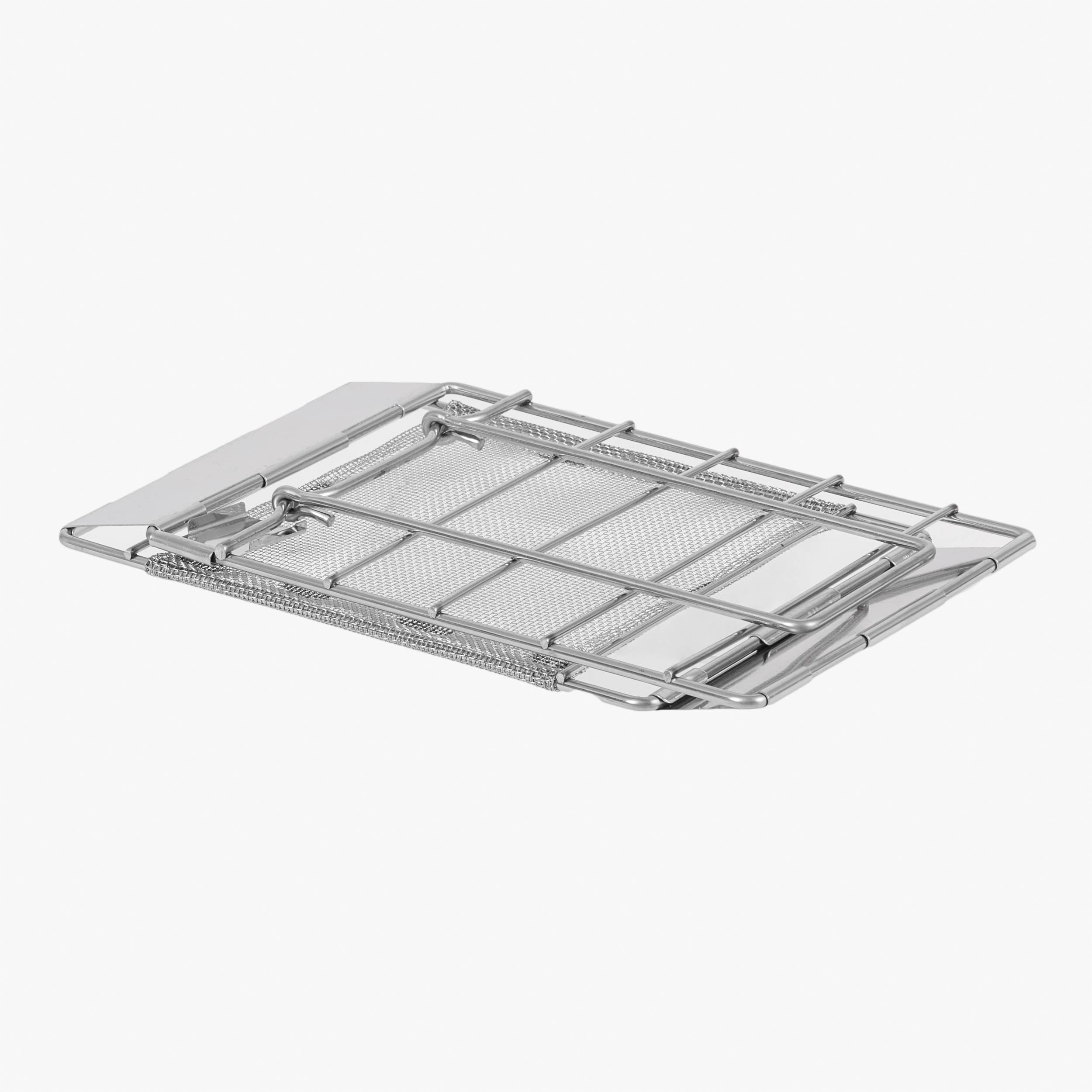Highlander Folding Grill griglia campeggio acciaio pieghevole
