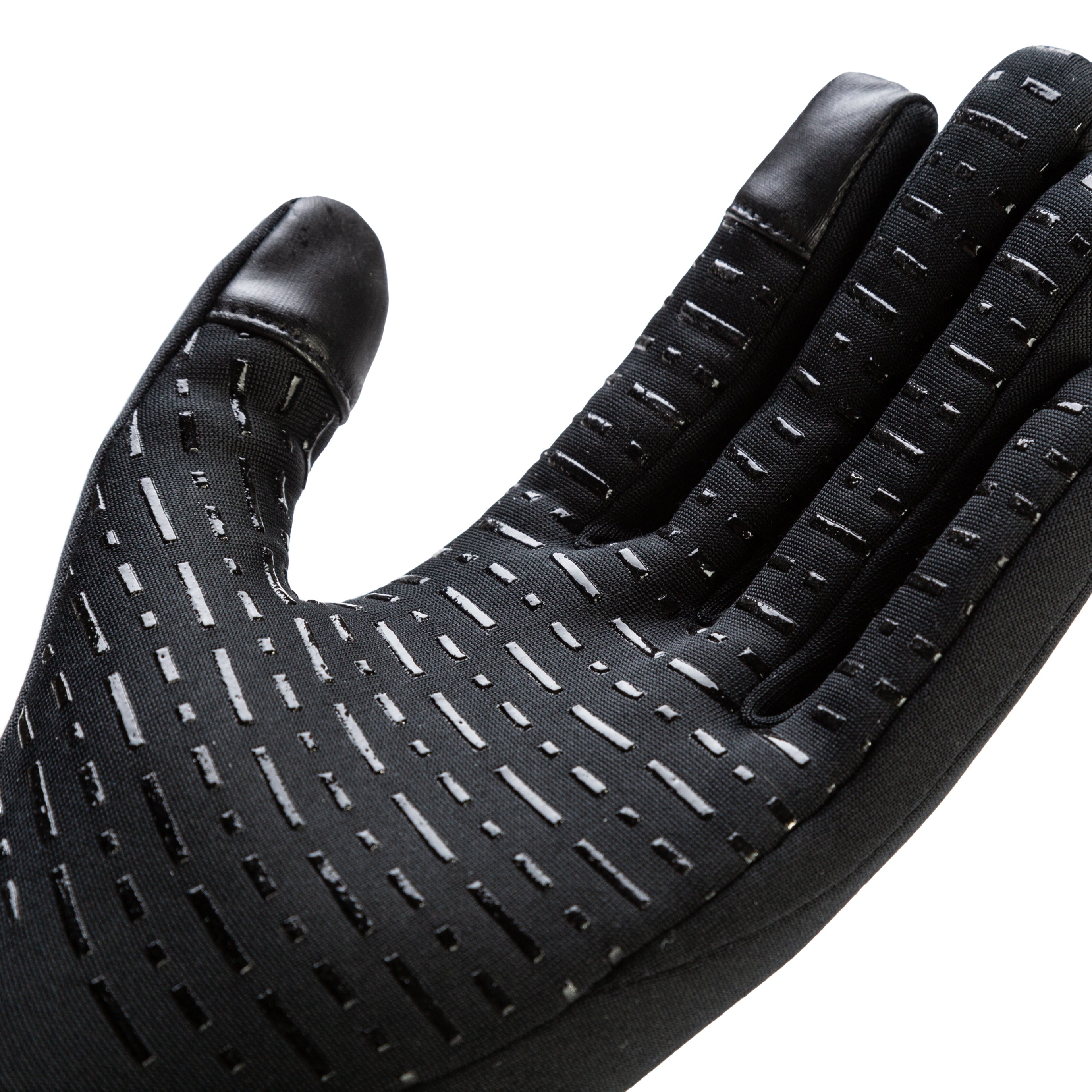 Trekmates Ogwen Stretch Grip guanti neri touch screen
