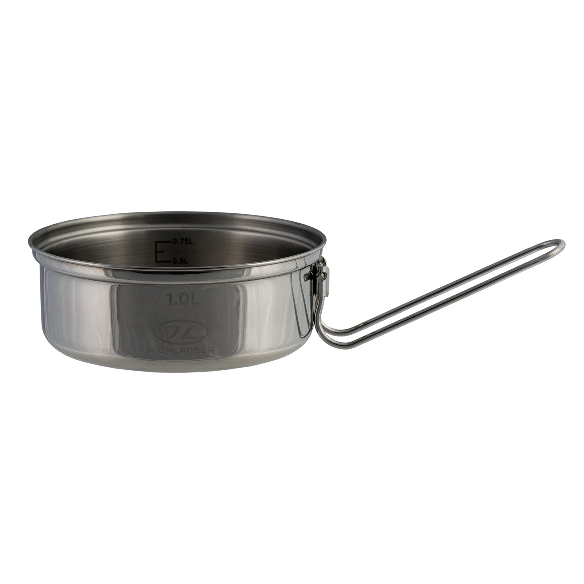 Highlander Survival Billy 1L set pentola campeggio inox 1 L