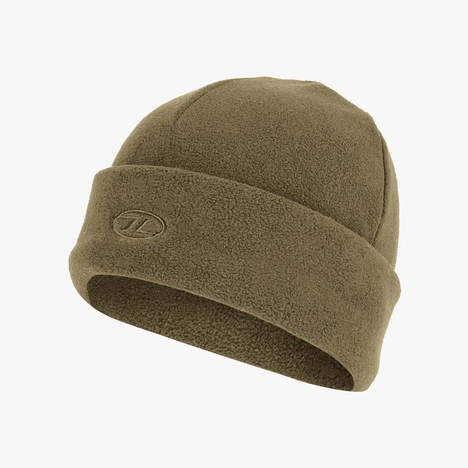 Highlander berretto pile termico nero leggero