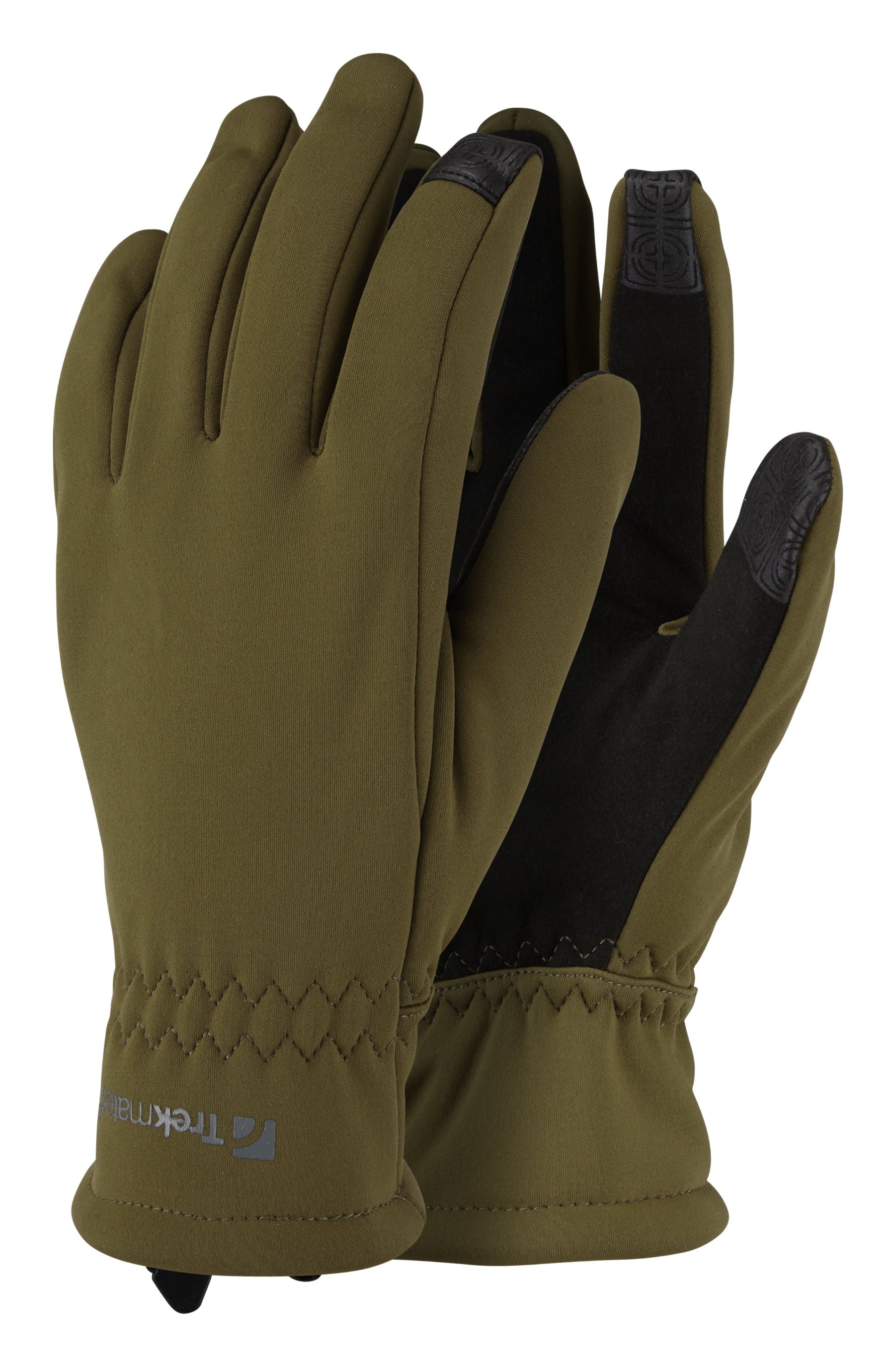 Trekmates Rigg Glove guanti antivento neri windproof