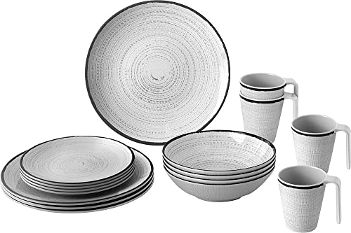 Brunner Tivoli set stoviglie 16 pezzi melammina