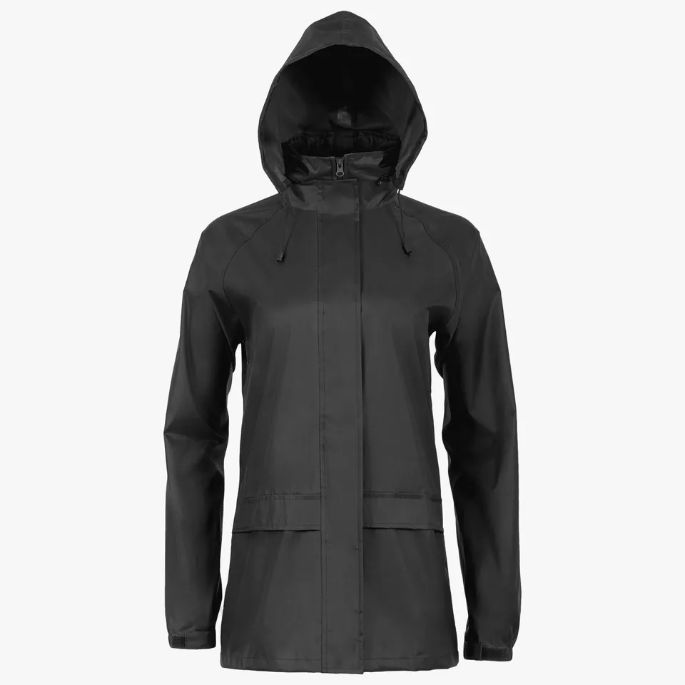 Highlander Stormguard giacca antipioggia donna nera impermeabile