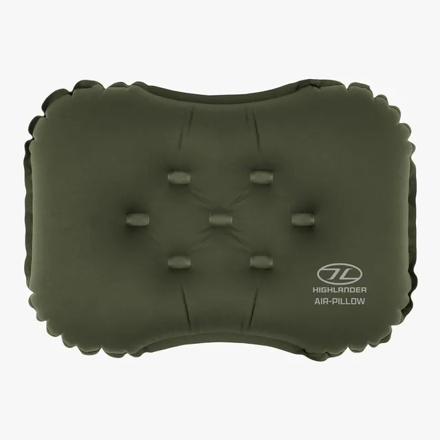 Highlander Nap Pak cuscino gonfiabile campeggio verde oliva