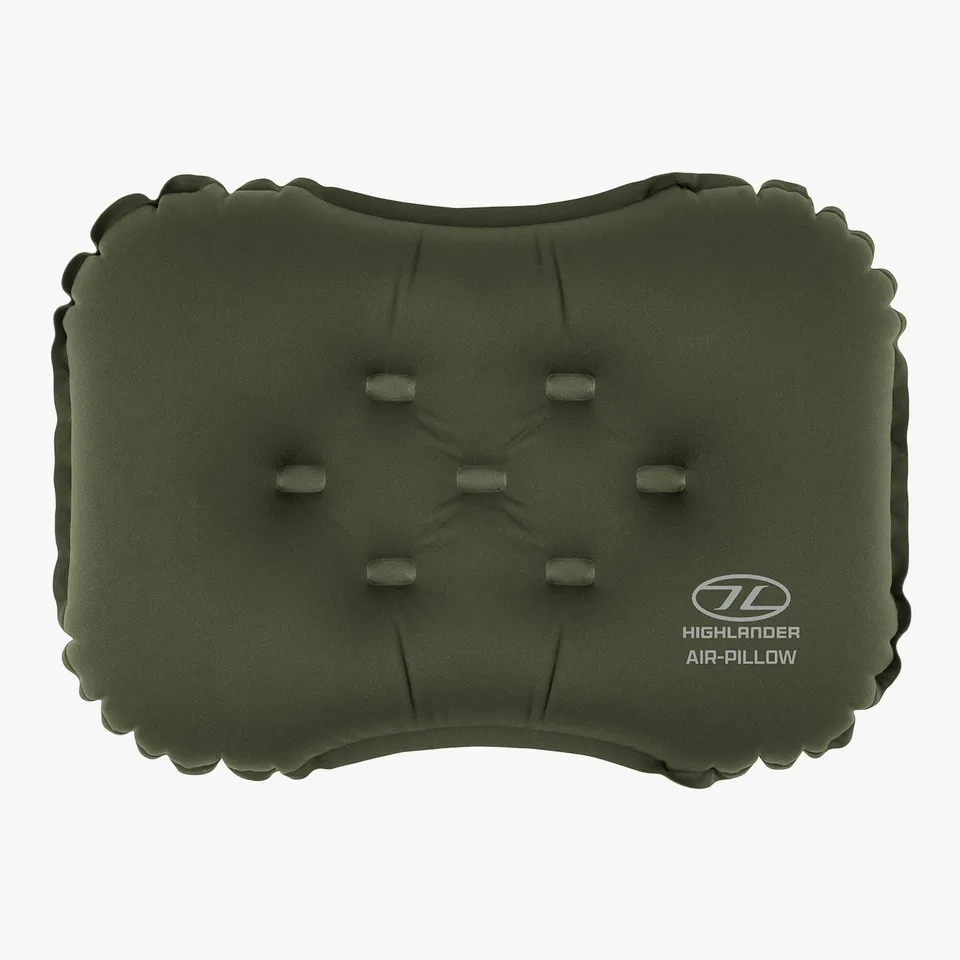 Highlander Nap Pak cuscino gonfiabile campeggio verde oliva