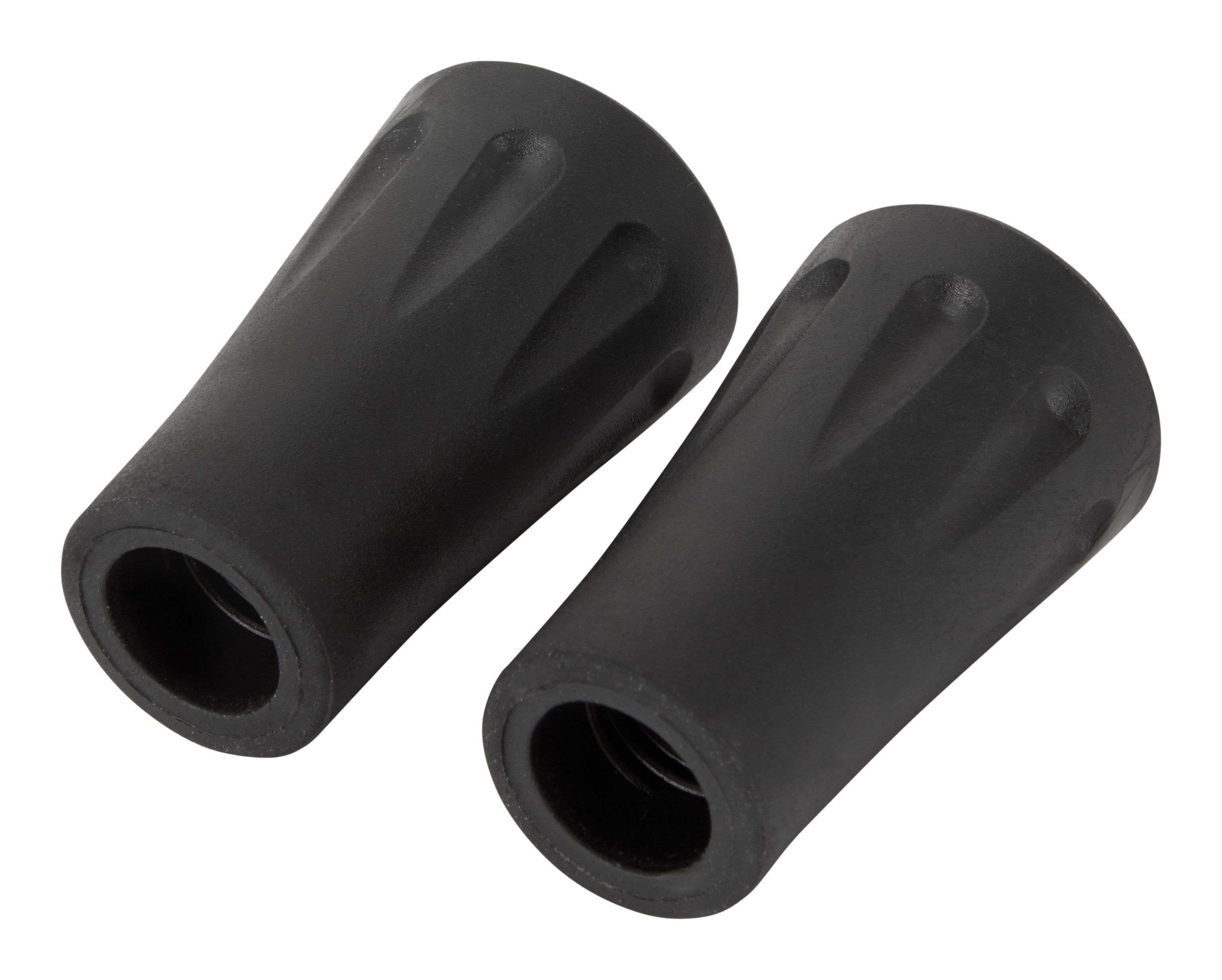 Trekmates Rubber Tip gommini bastoncini neri coppia trekking