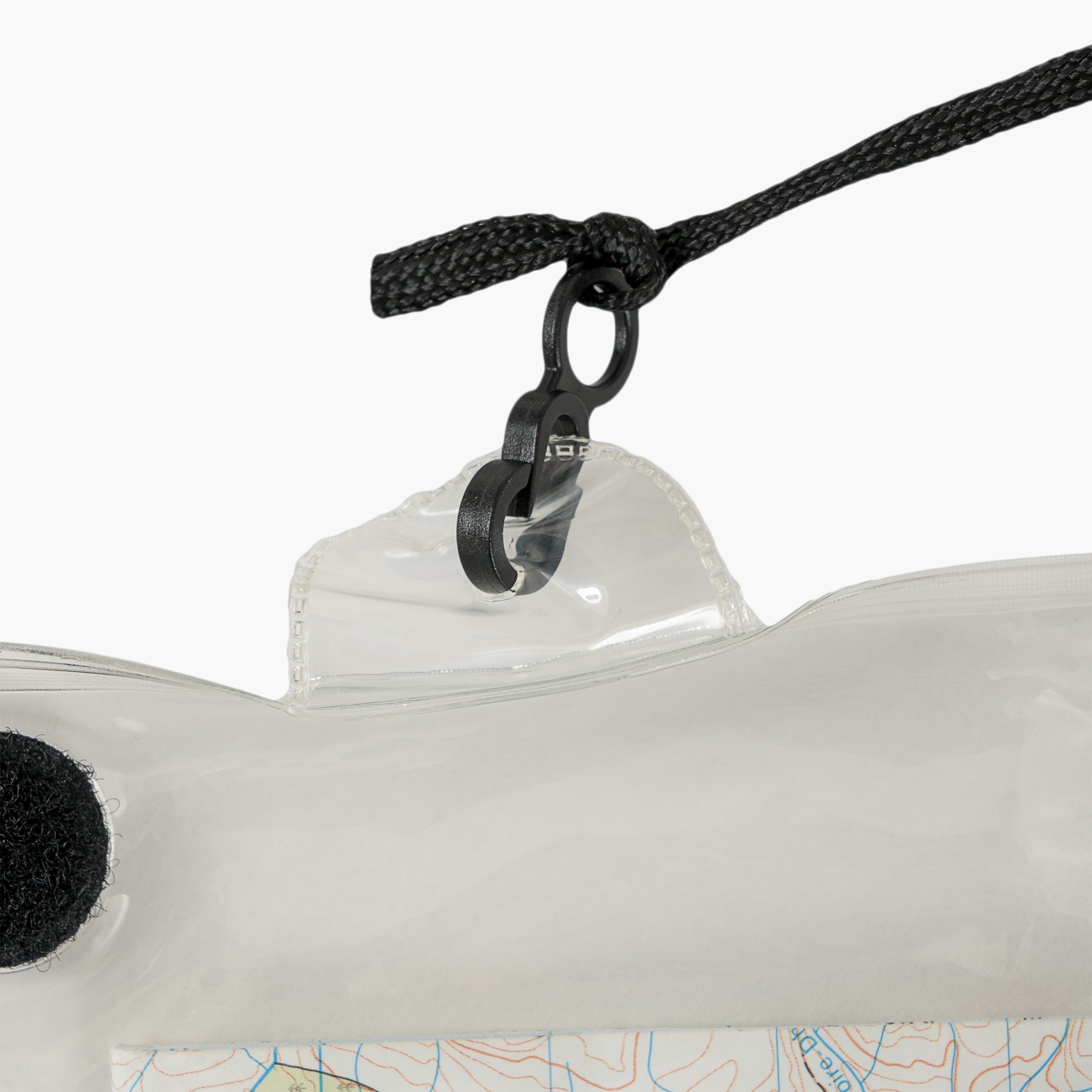 Highlander Survival Roamer Portacarte Trasparente con cordino