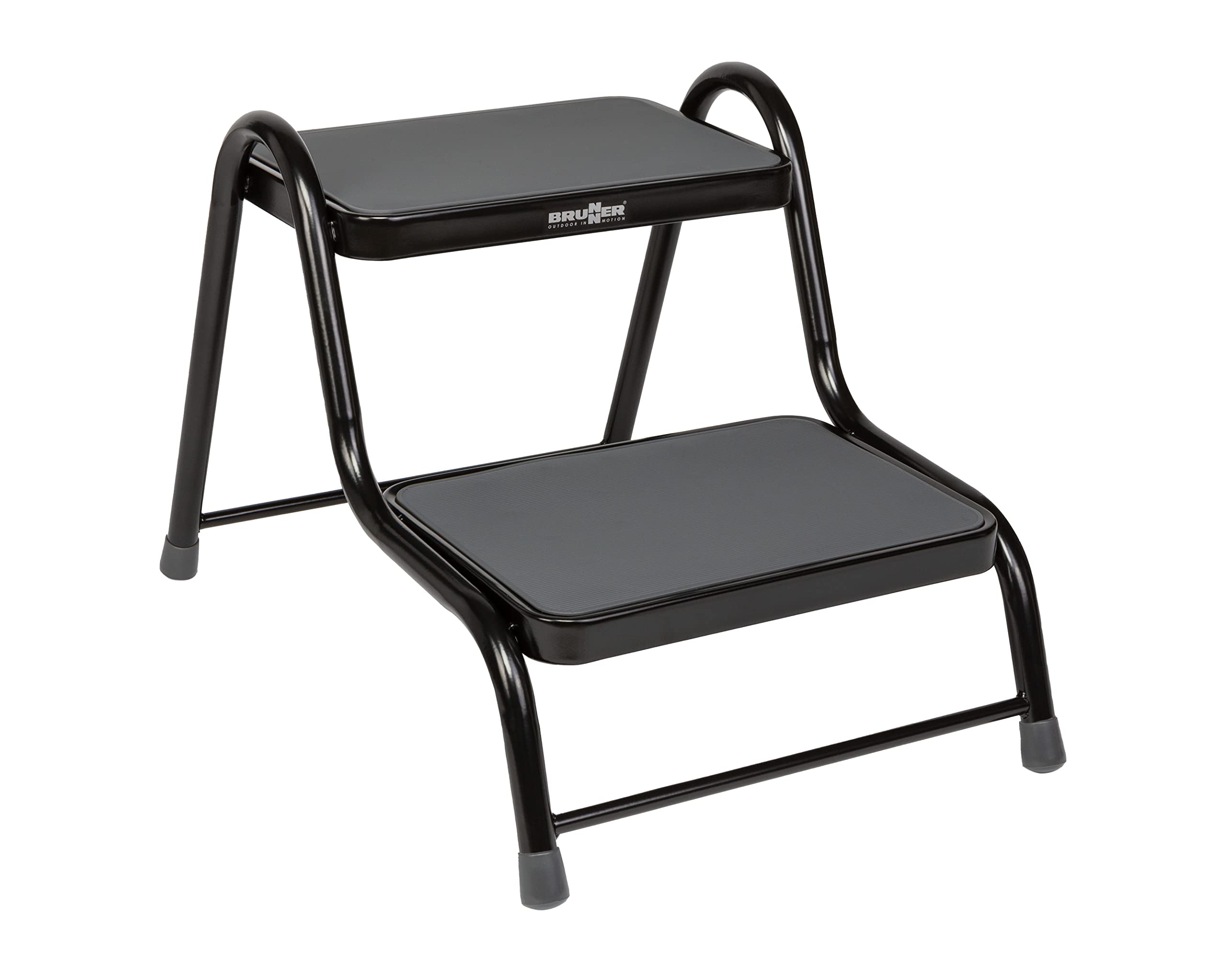 Brunner King Step Double scaletta 2 gradini nera