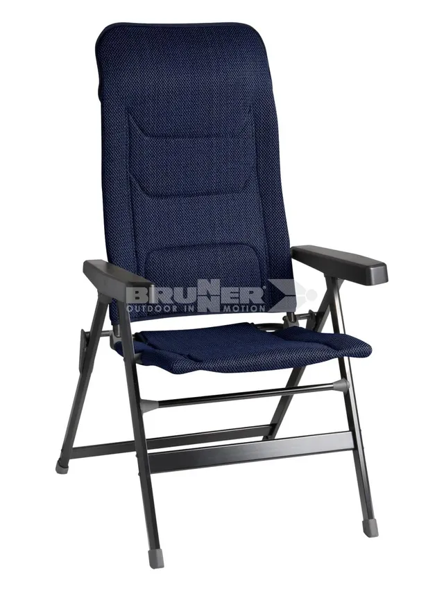 Brunner Rebel Pro S Sedia Pieghevole Alluminio Nera 150 kg