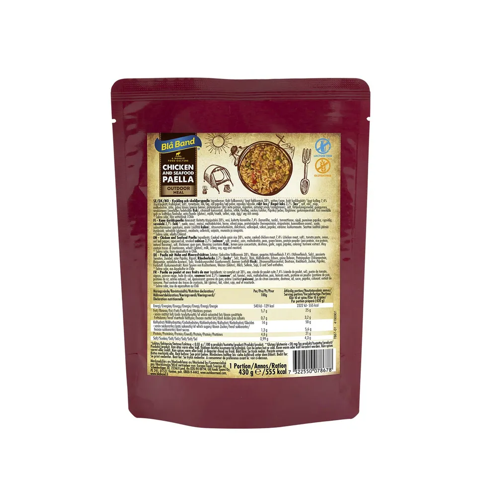 Blå Band Chicken Seafood Paella pasto outdoor 430 g