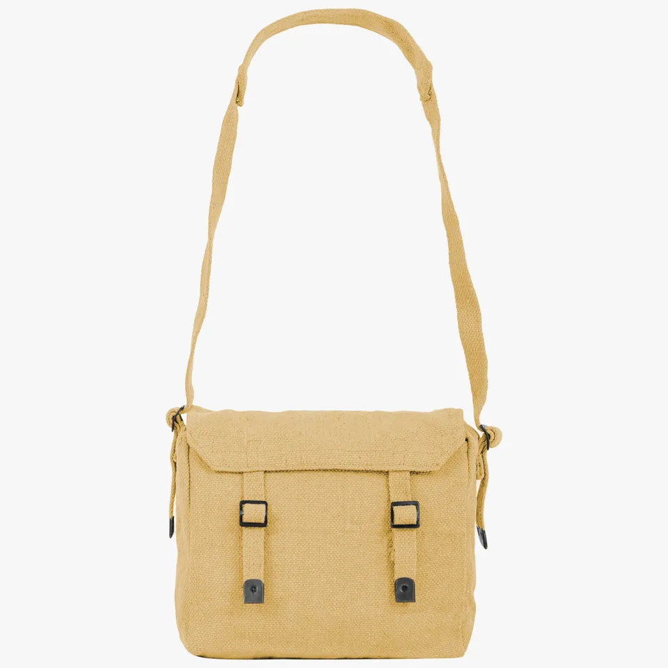 Highlander Survival Haversack Canvas borsa tracolla beige tela