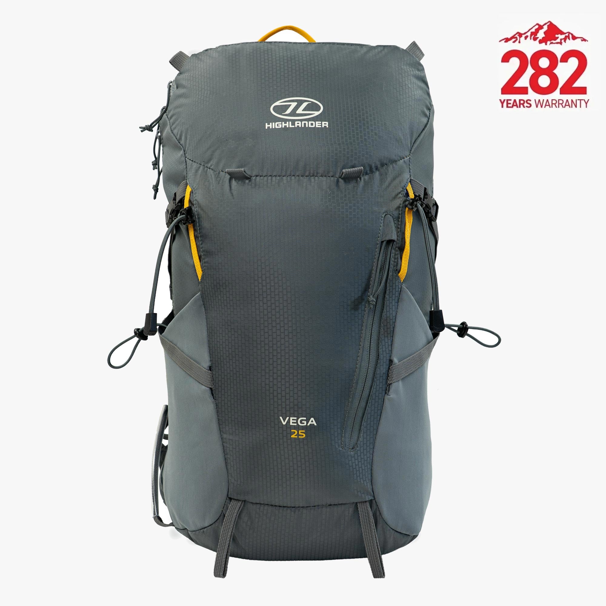 Highlander Vega 25L zaino grafite schienale aerato leggero
