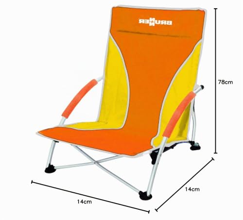 Brunner Cuba 0404147N.C85 spiaggina giallo arancione pieghevole