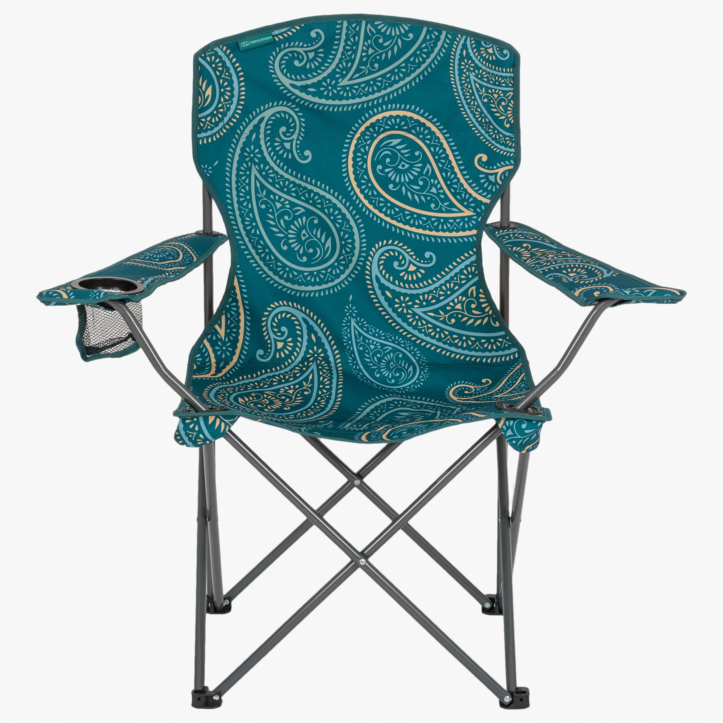 Highlander Stirling sedia da campeggio paisley teal
