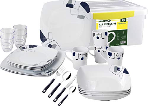 Brunner Panarea 0830154N.C2X set piatti 36 pezzi melamina