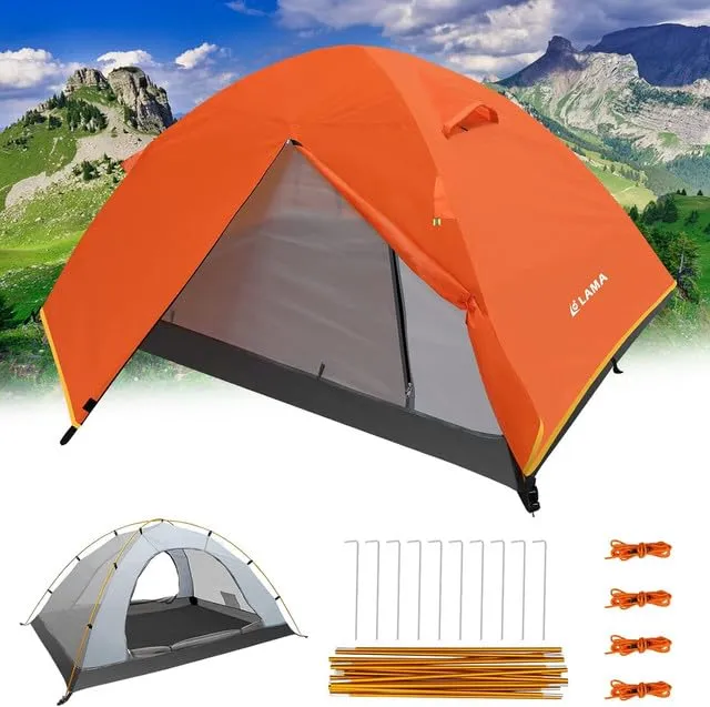 LAMA Tenda Campeggio 2 Posti 210x145 Doppio Strato