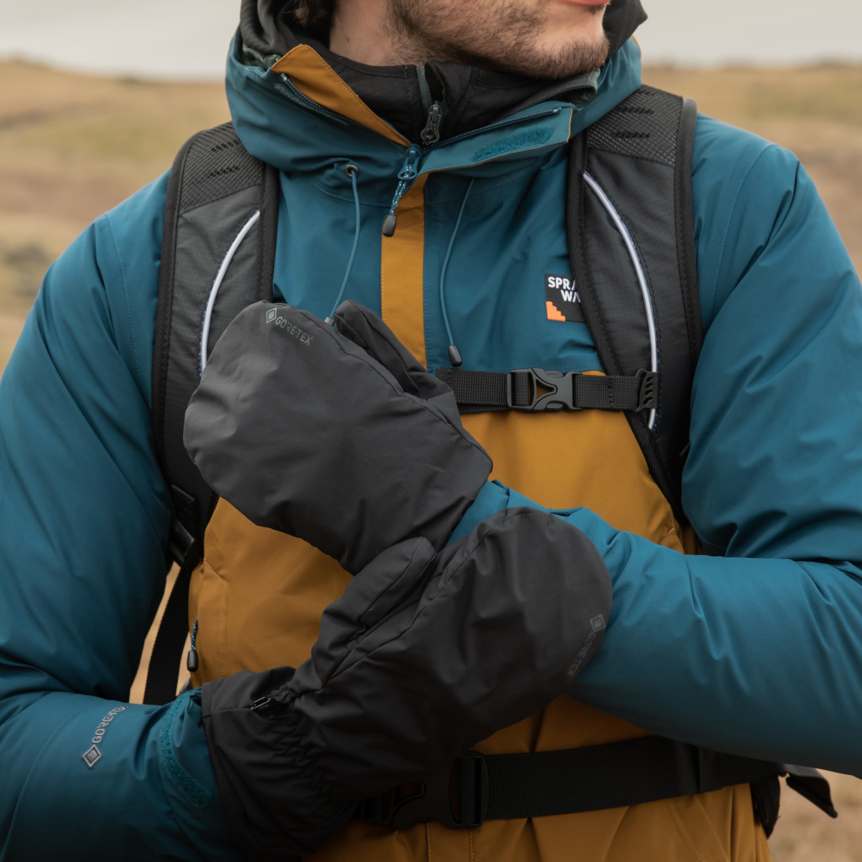Trekmates Scafell GTX sopraguanti impermeabili Nero