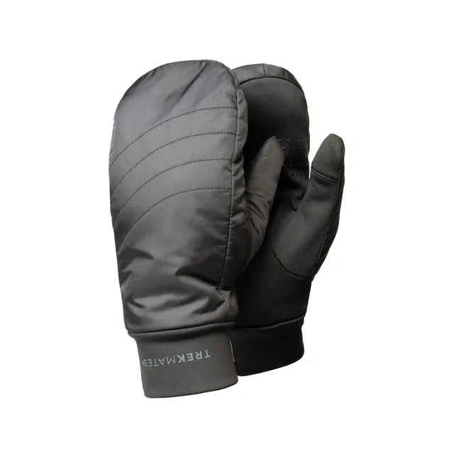 Trekmates Codale DRY Mitten muffola nera impermeabile