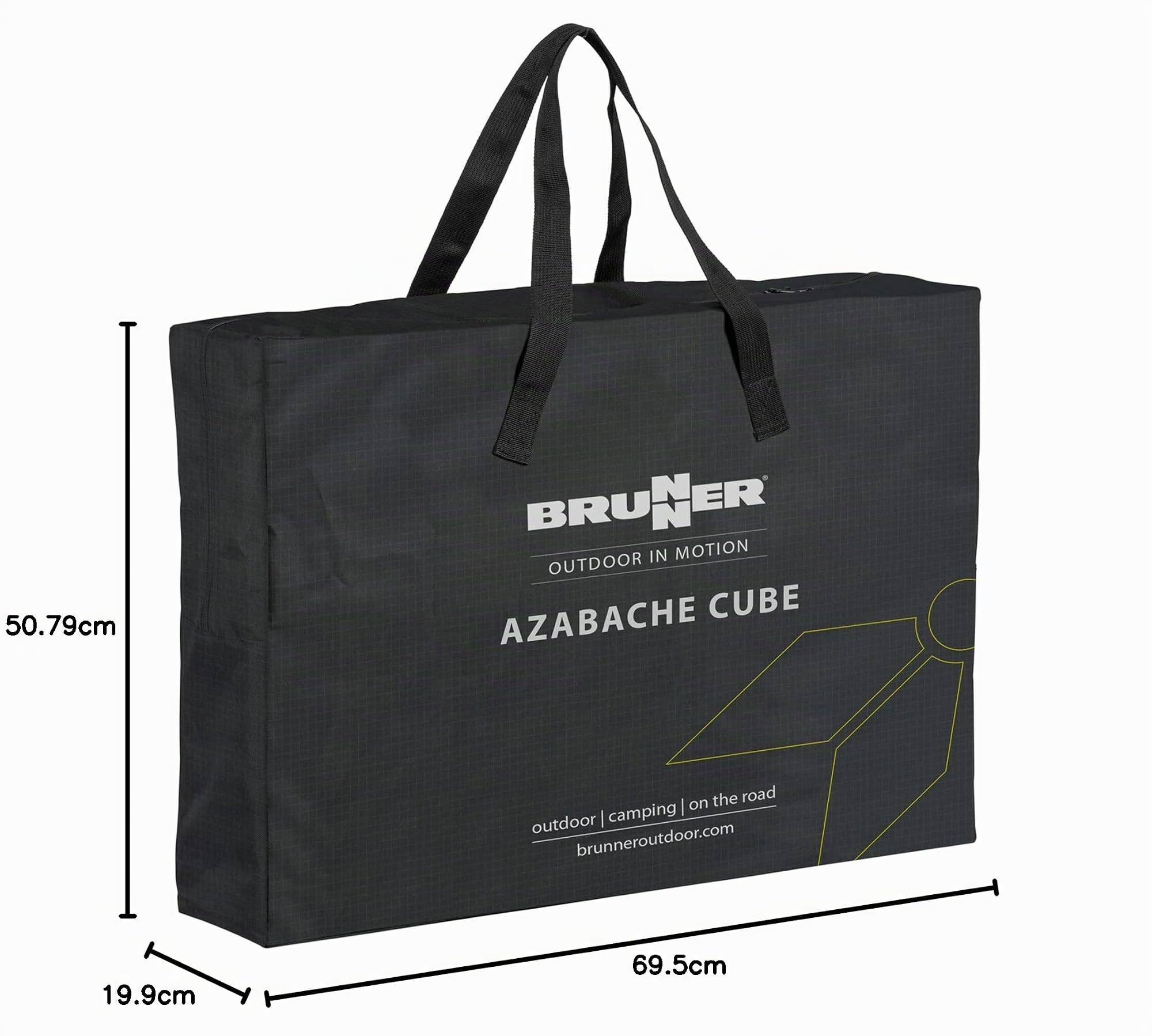 Brunner Azabache Cube Mobile Cucina Campeggio Bambù Salvaspazio