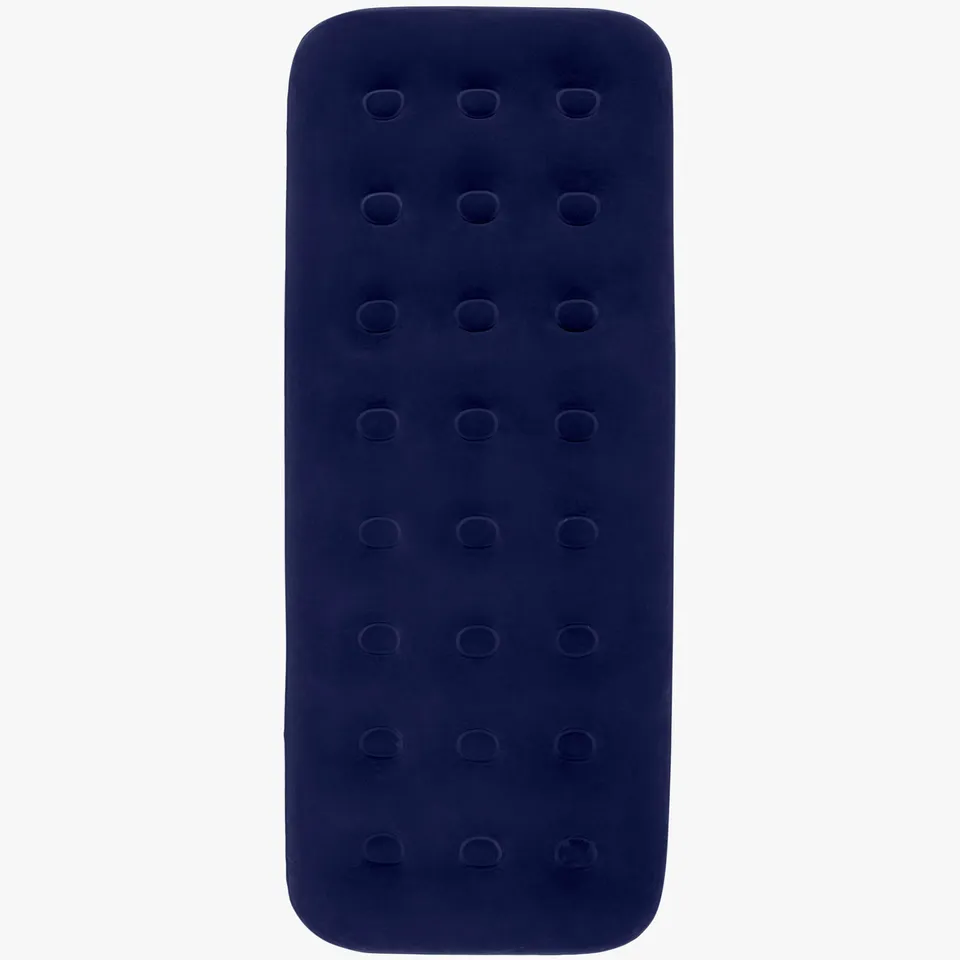 Highlander Deluxe Airbed materasso gonfiabile singolo blu 185 cm