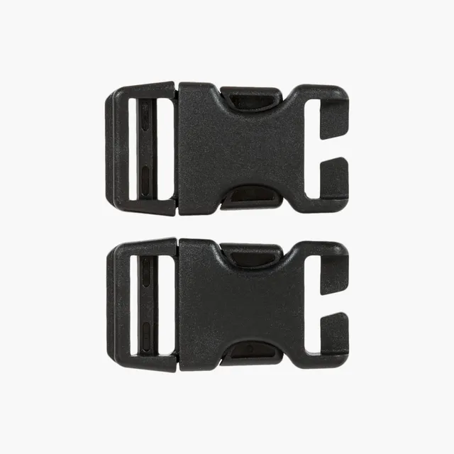 Highlander QR Buckle fibbia zaino 25 mm nera ABS