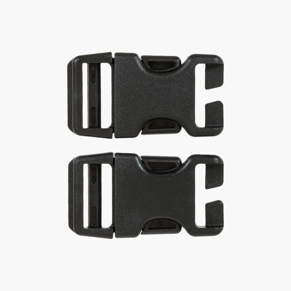 Highlander QR Buckle fibbia zaino 25 mm nera ABS