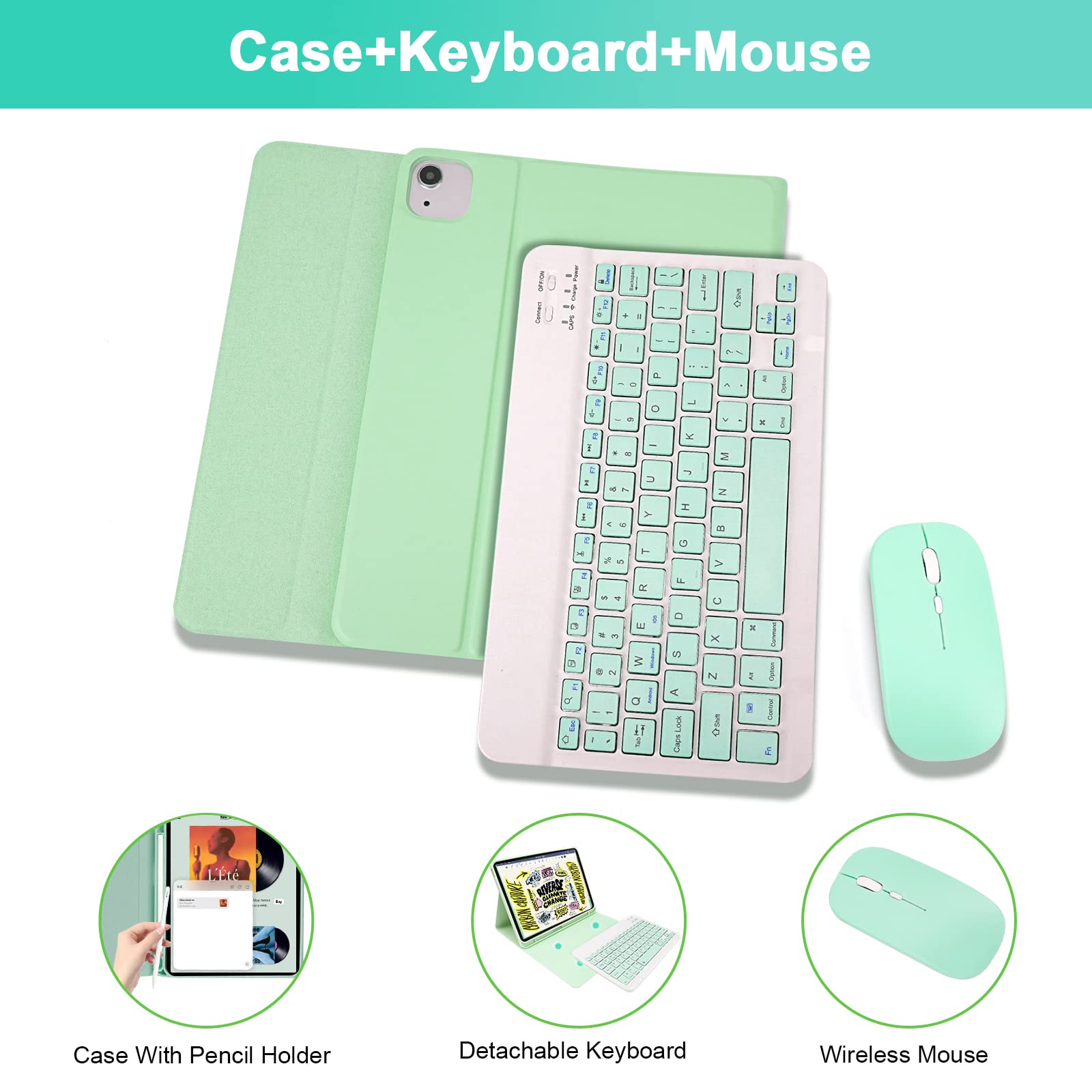 LAMA custodia tastiera iPad 10.9 11 pollici con mouse