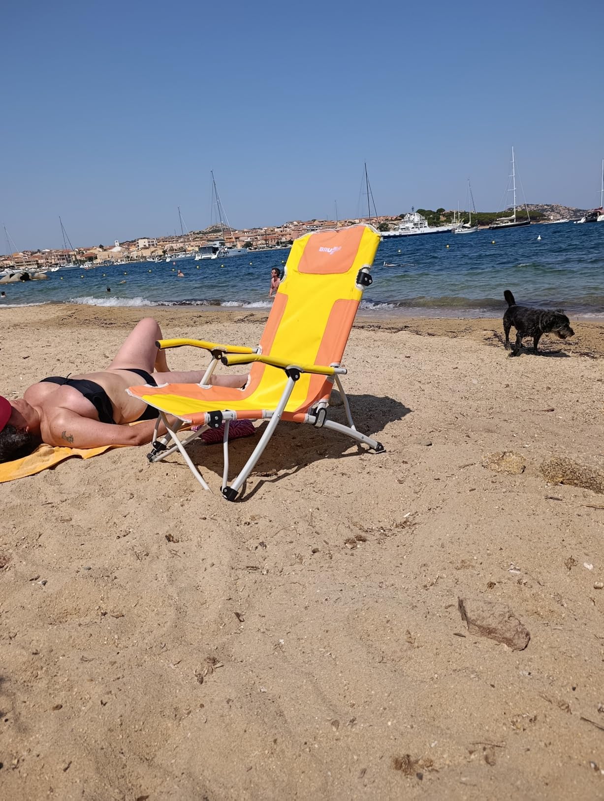 Brunner Bula sedia spiaggina pieghevole in acciaio