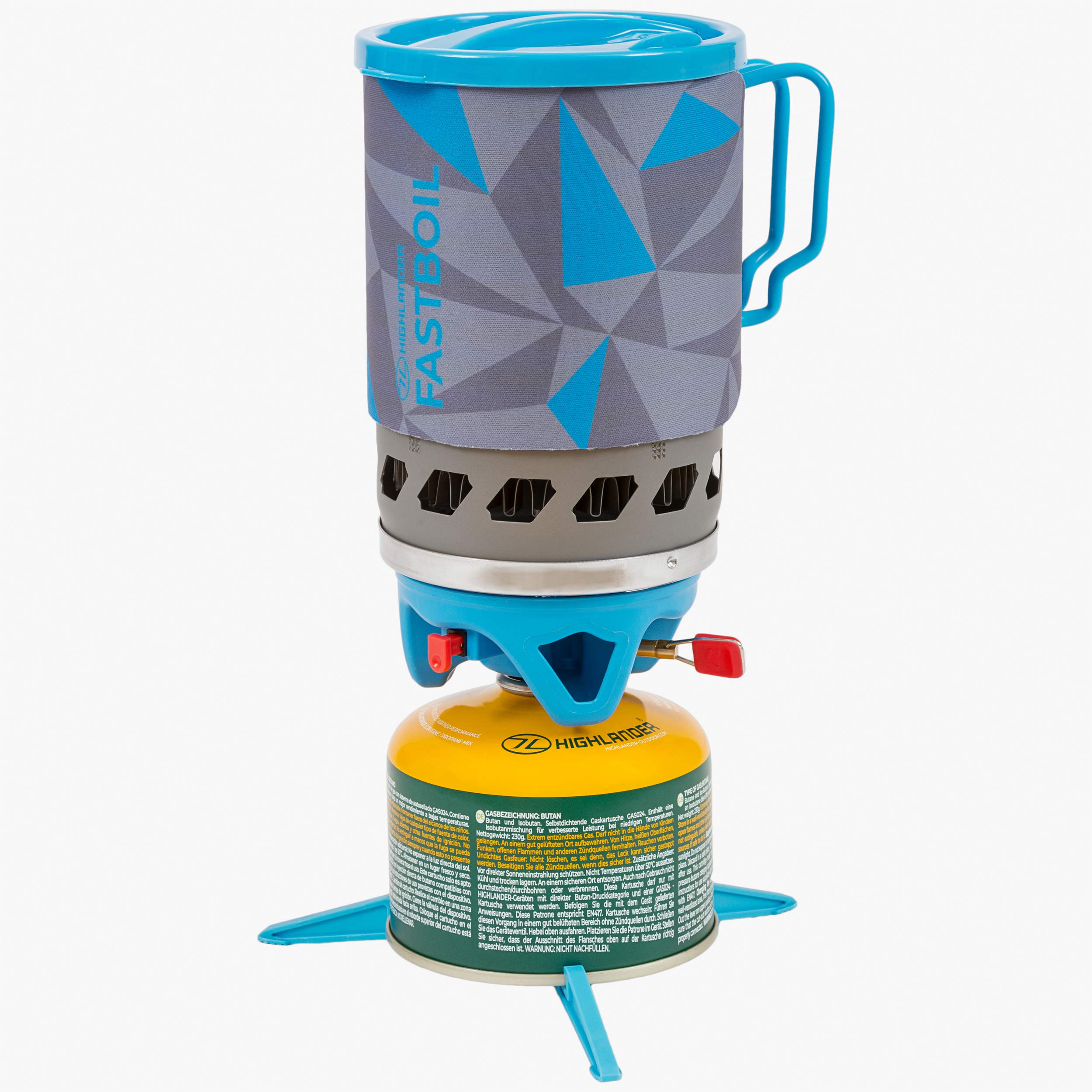 Highlander Blade Fastboil 3 Fornello da Campeggio Blu 1,1 L