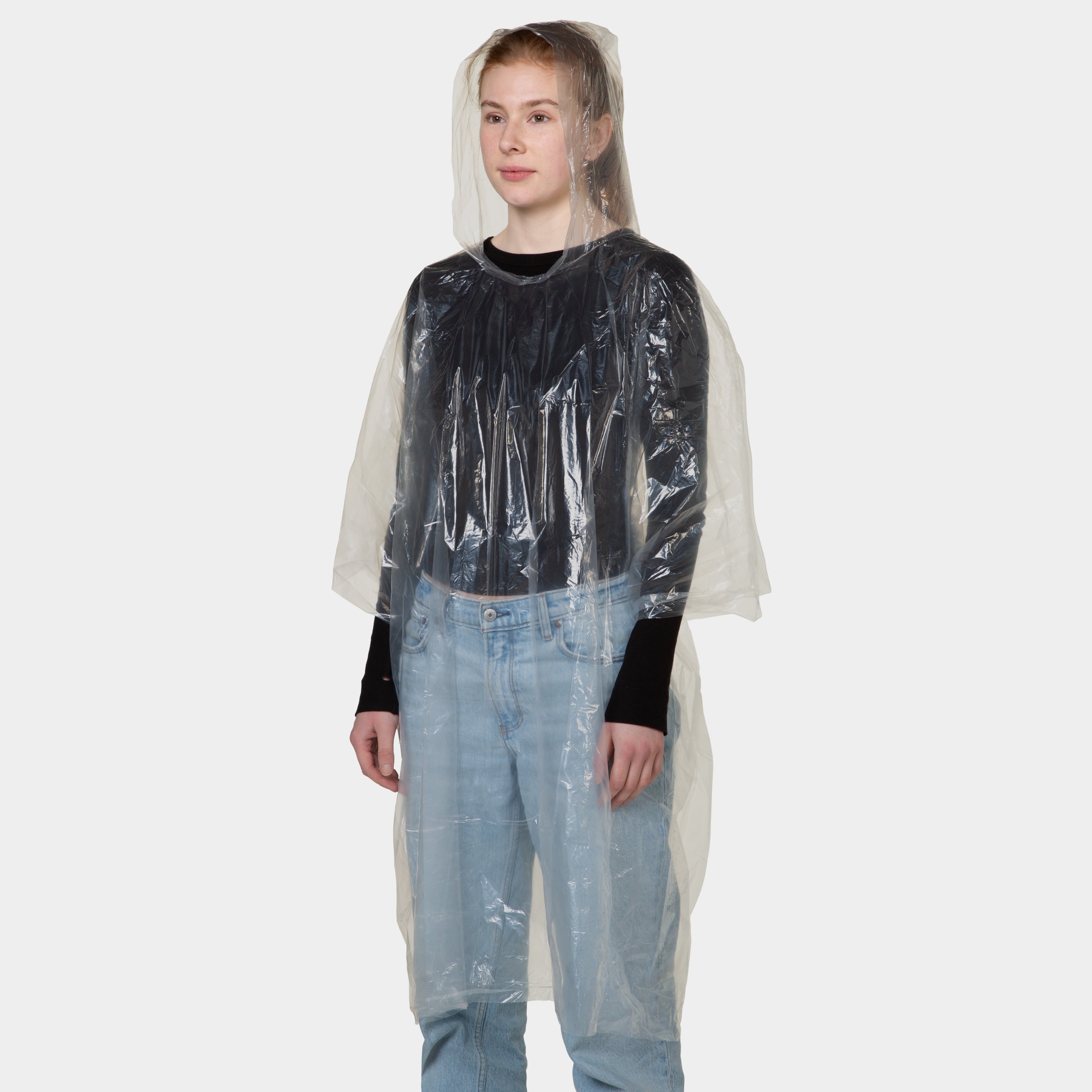 Trekmates Emergency Poncho antipioggia trasparente adulto