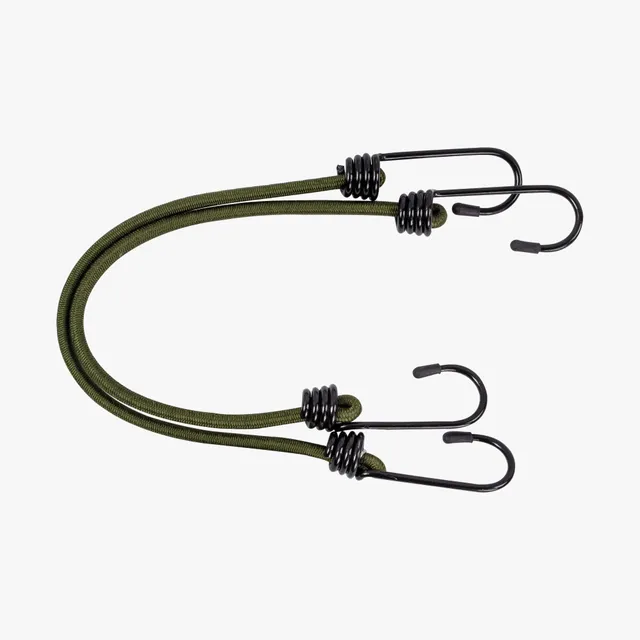 Highlander Bungee Cord corda elastica 30 cm 2 pezzi con ganci