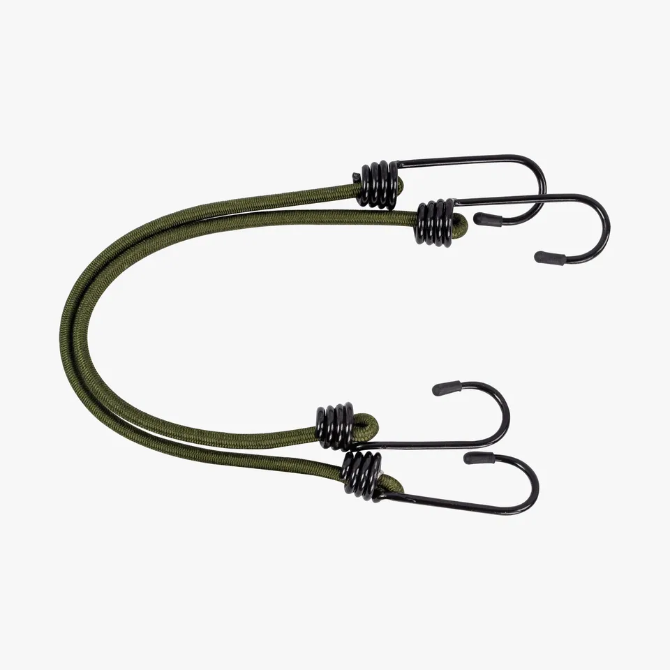Highlander Bungee Cord corda elastica 30 cm 2 pezzi con ganci