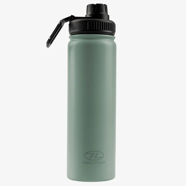 Highlander Glug Borraccia Termica Acciaio 660 ml Charcoal