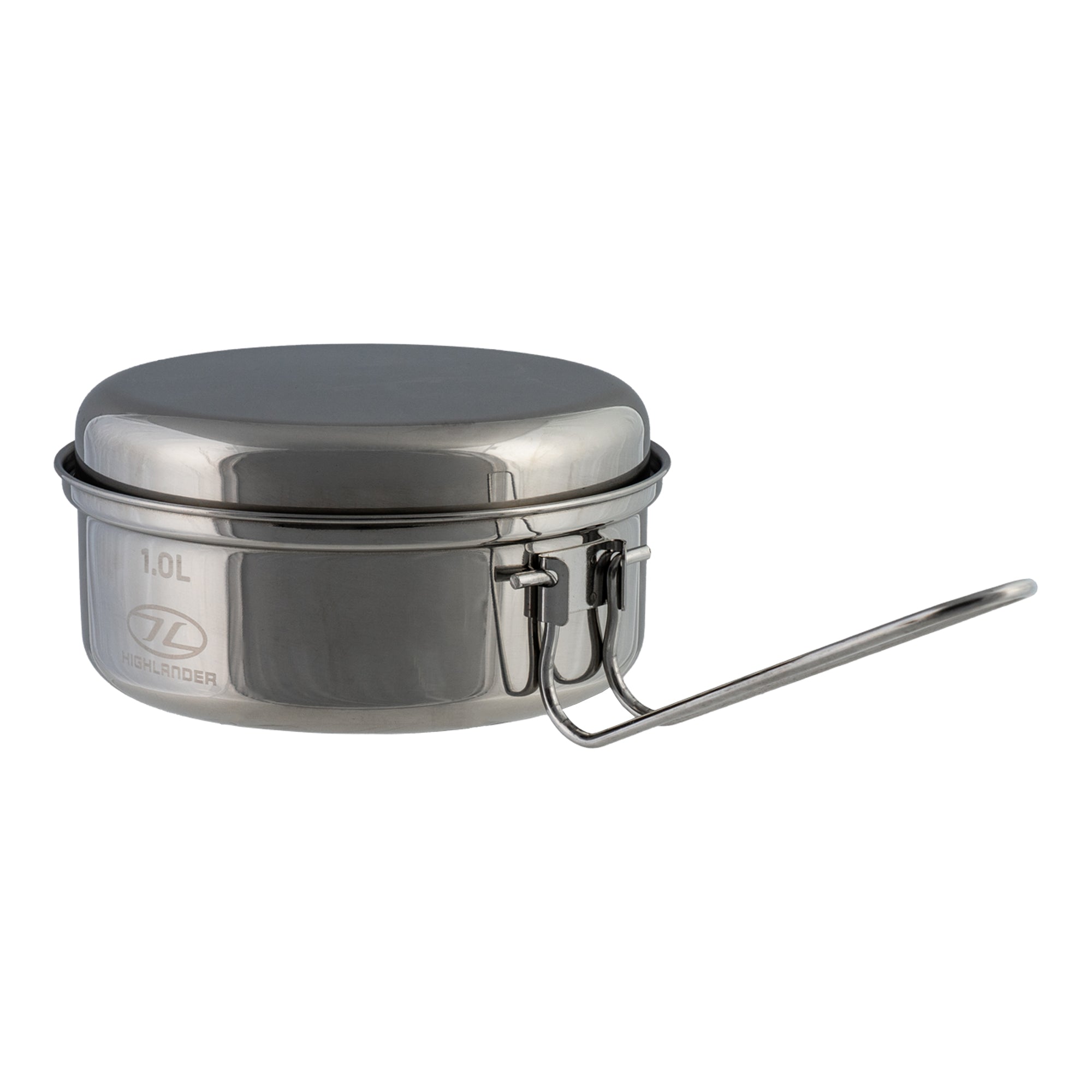 Highlander Survival Billy 1L set pentola campeggio inox 1 L