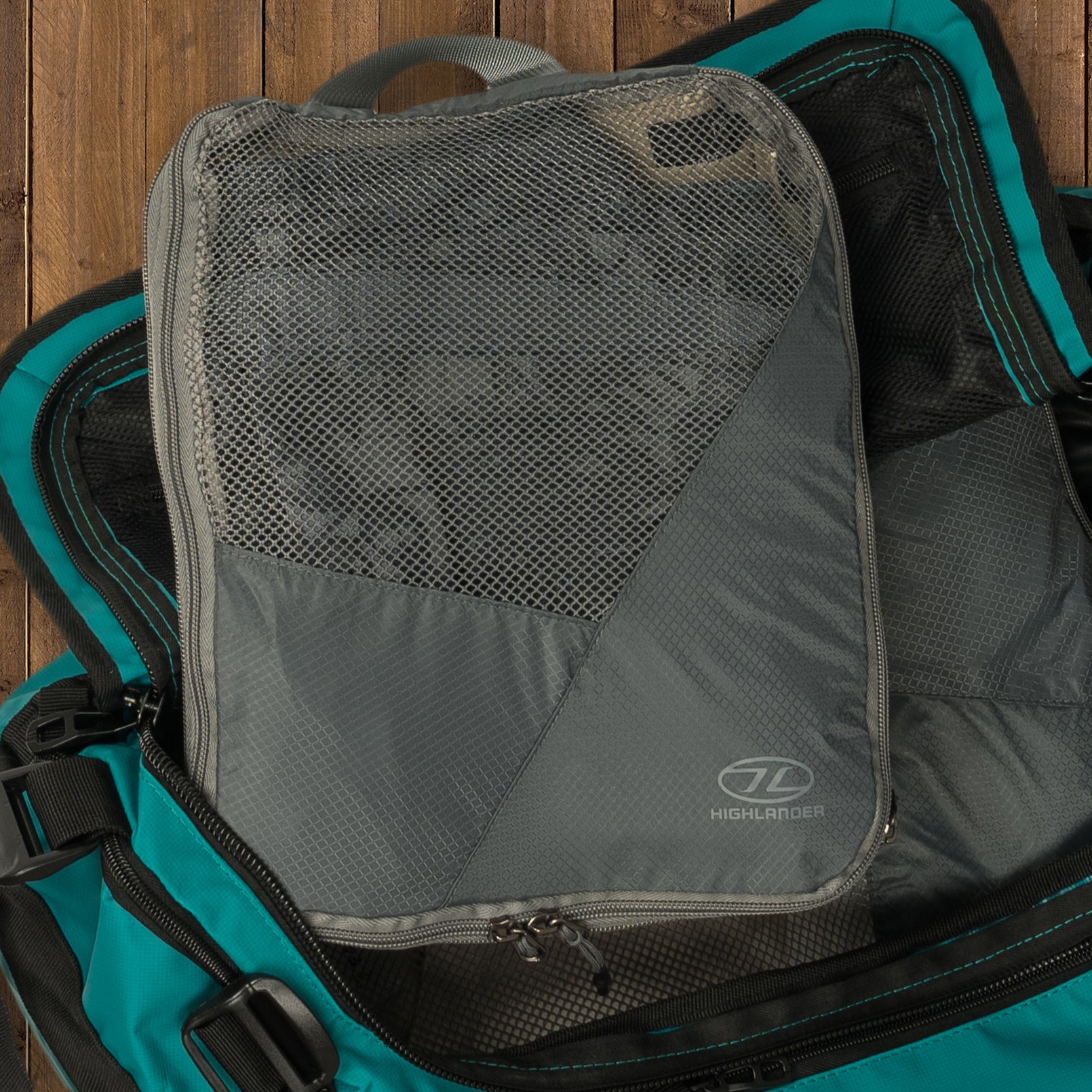 Highlander Compakta Packing Cubes Organizzatori Valigia Grigi