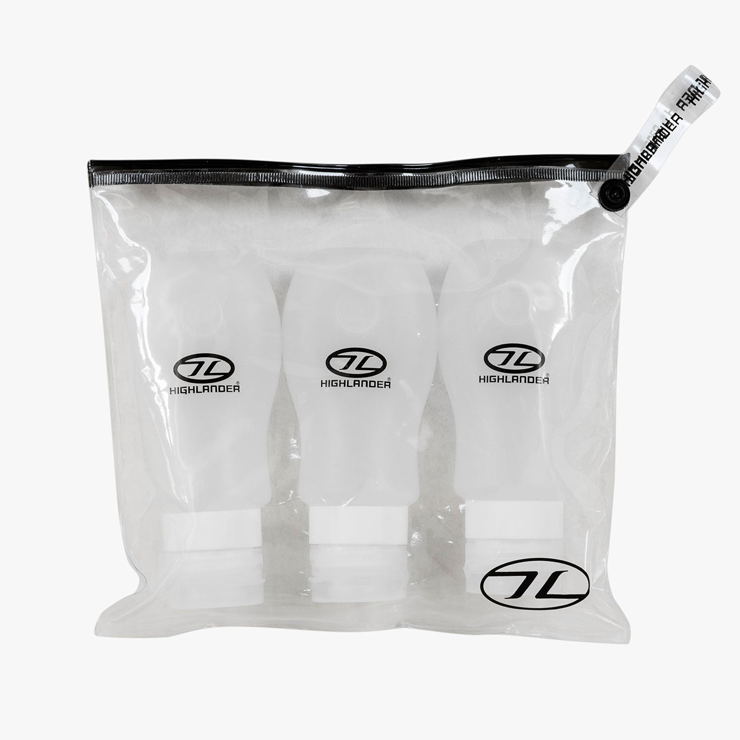 Highlander Silicone Travel Bottles flaconi 3 pezzi silicone