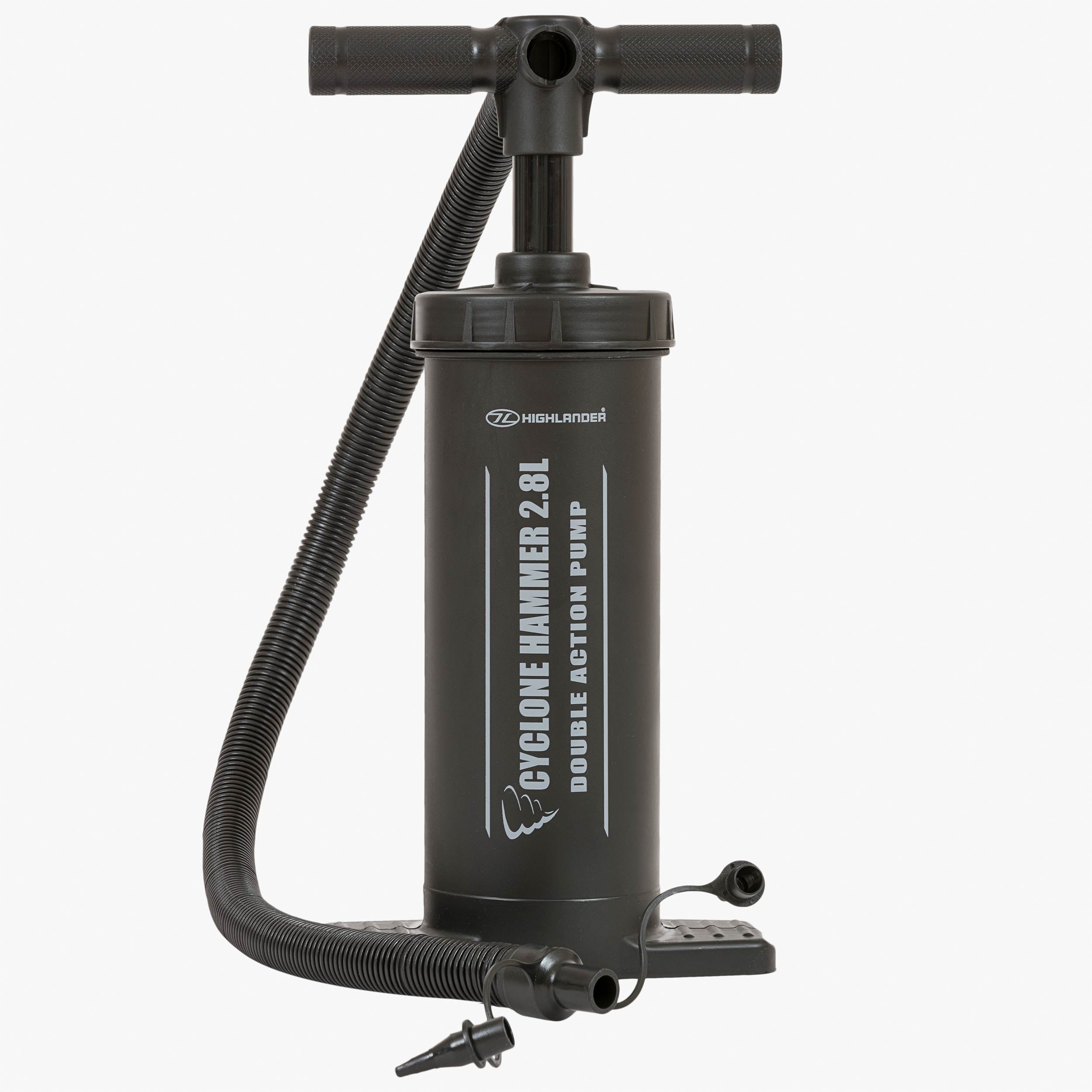 Highlander Cyclone Hammer Pompa a Mano Nera 2.8L