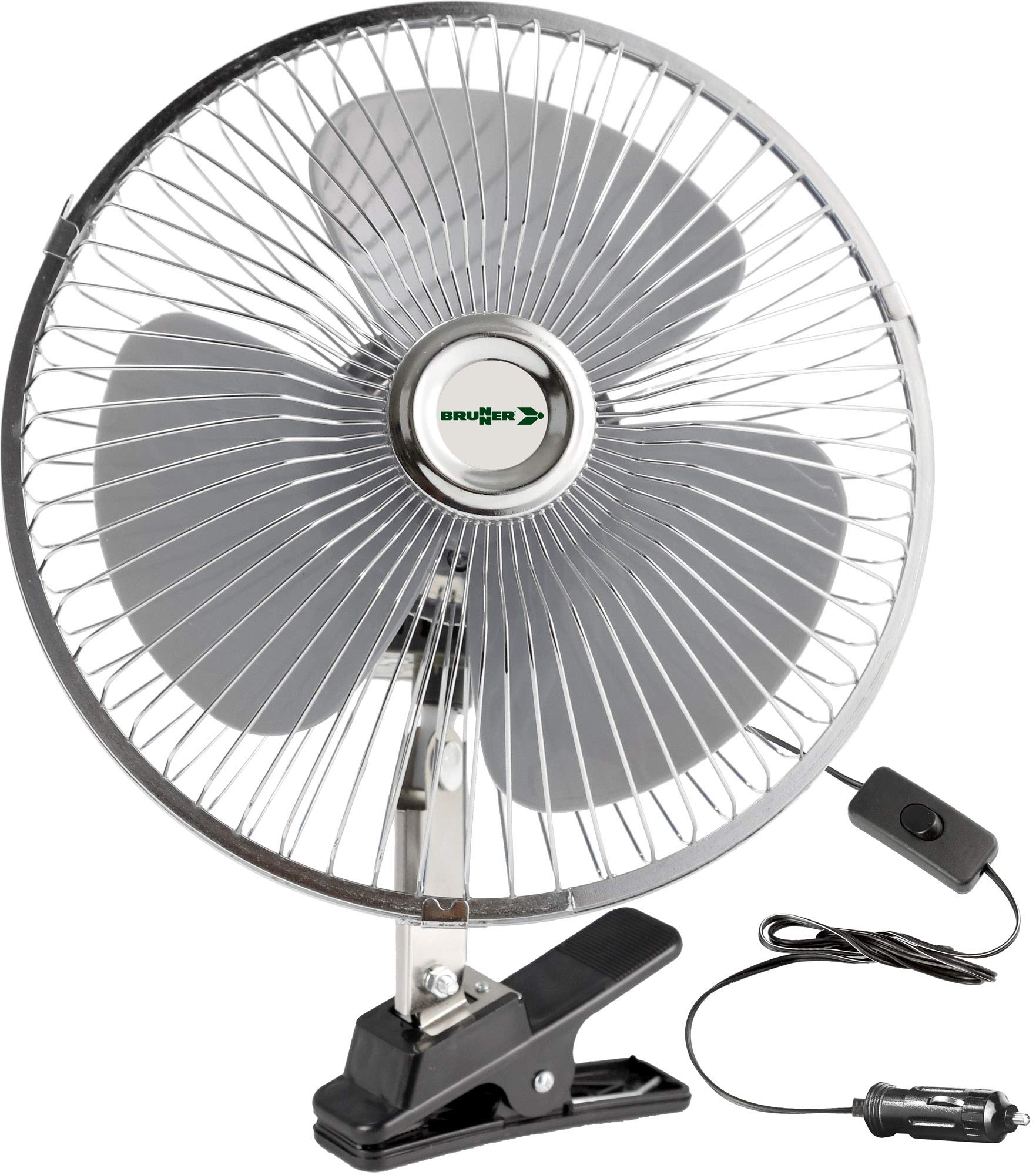 Brunner Mistral Clip ventilatore 12V oscillante con clip