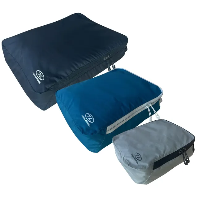 Highlander Compakta set 3 cubi organizzatori valigia leggeri