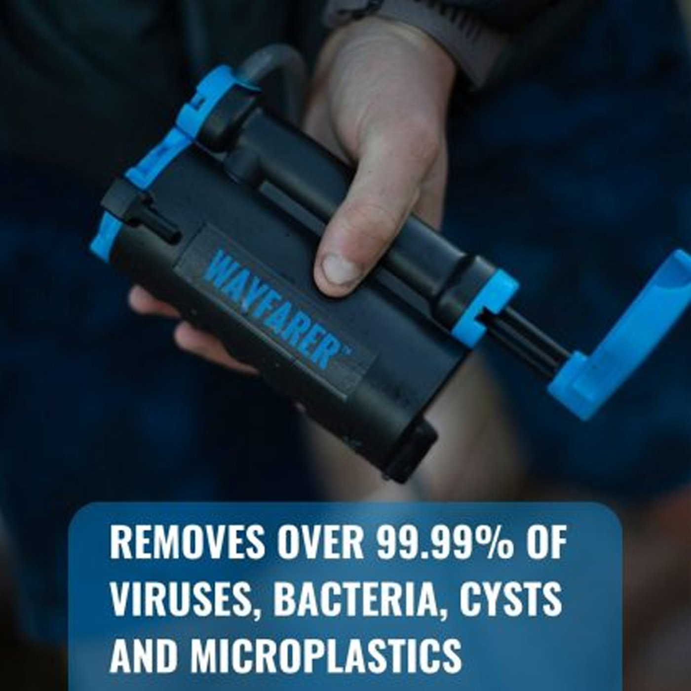 LifeSaver Wayfarer purificatore acqua tascabile virus