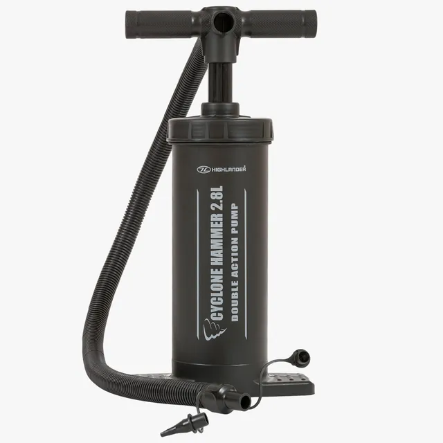 Highlander Cyclone Hammer Pompa a Mano Nera 2.8L