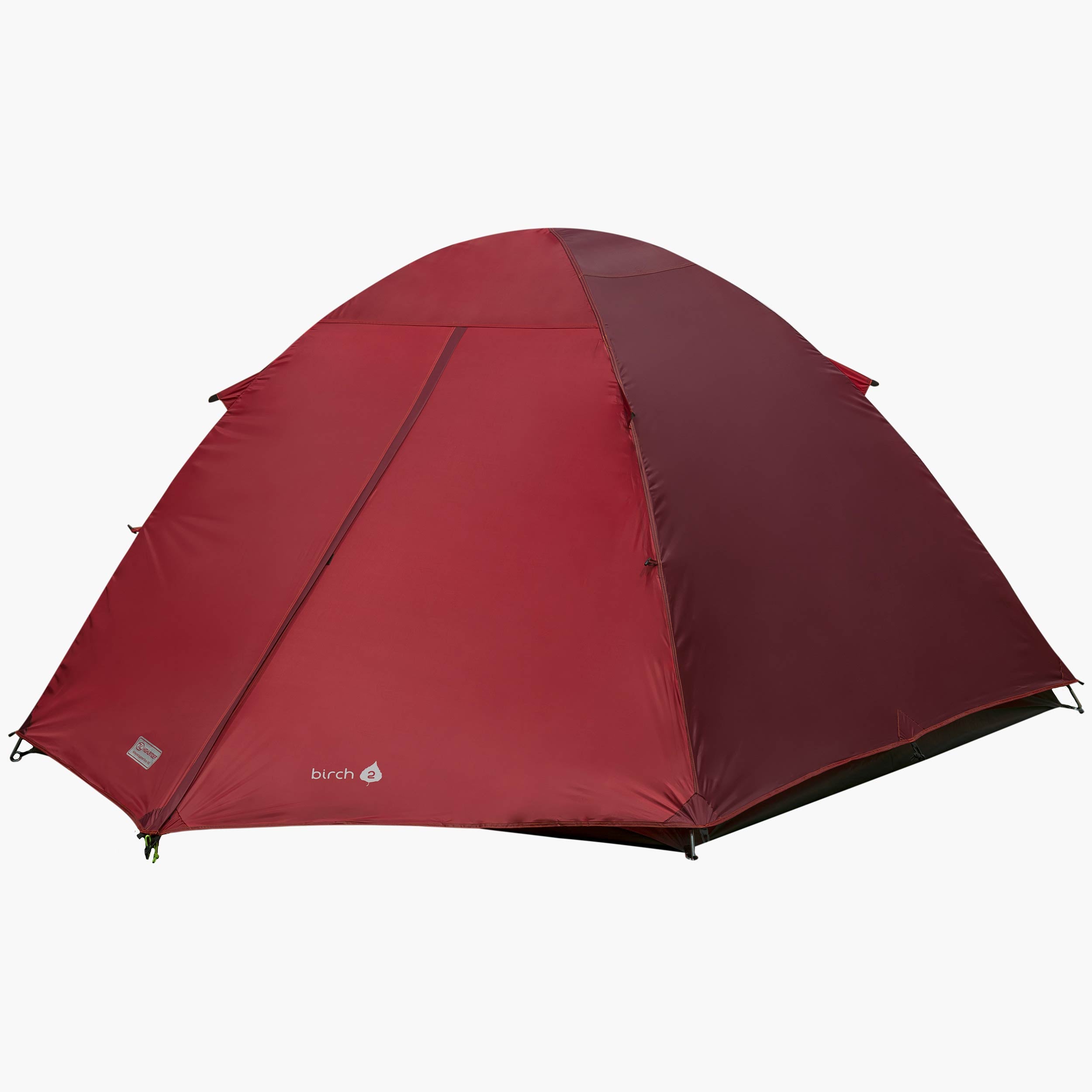 Highlander Birch tenda 2 posti con veranda rossa