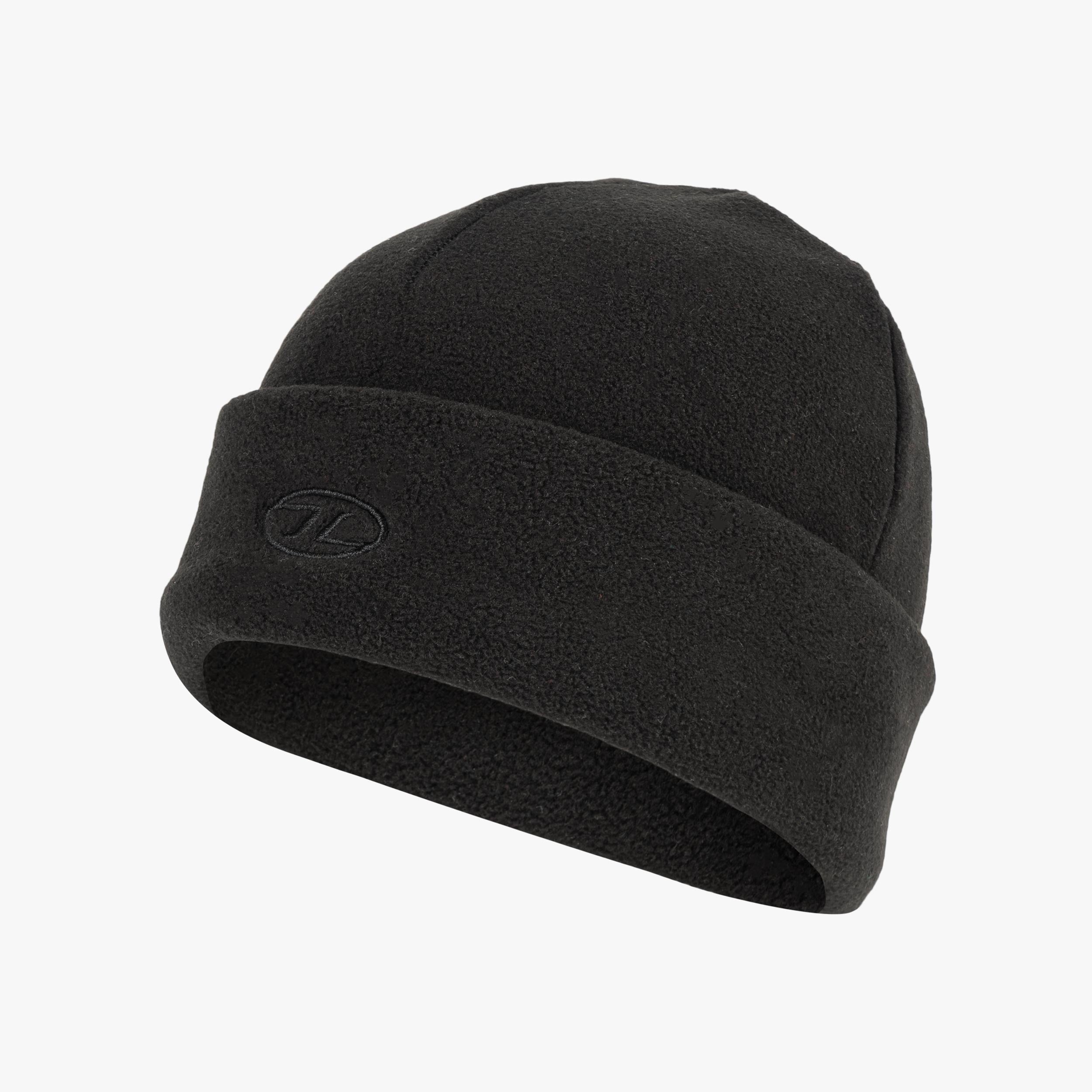 Highlander berretto pile termico nero leggero