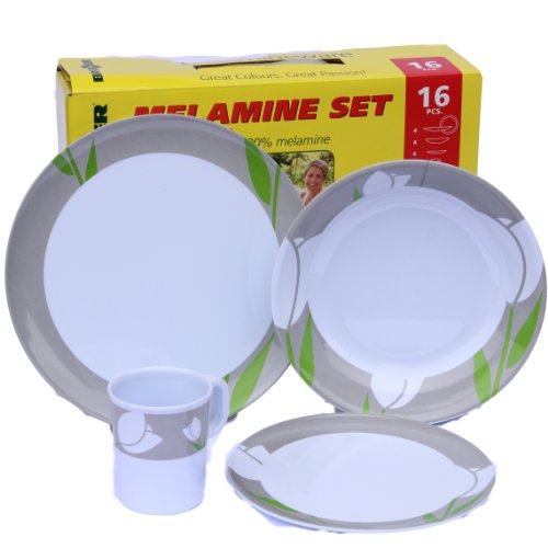 Brunner Tulip 0830160N.C4E set melamina 16 pezzi