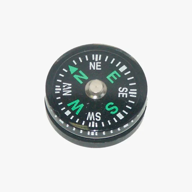 Highlander Survival Button bussola compatta da emergenza