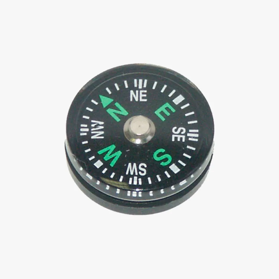 Highlander Survival Button bussola compatta da emergenza