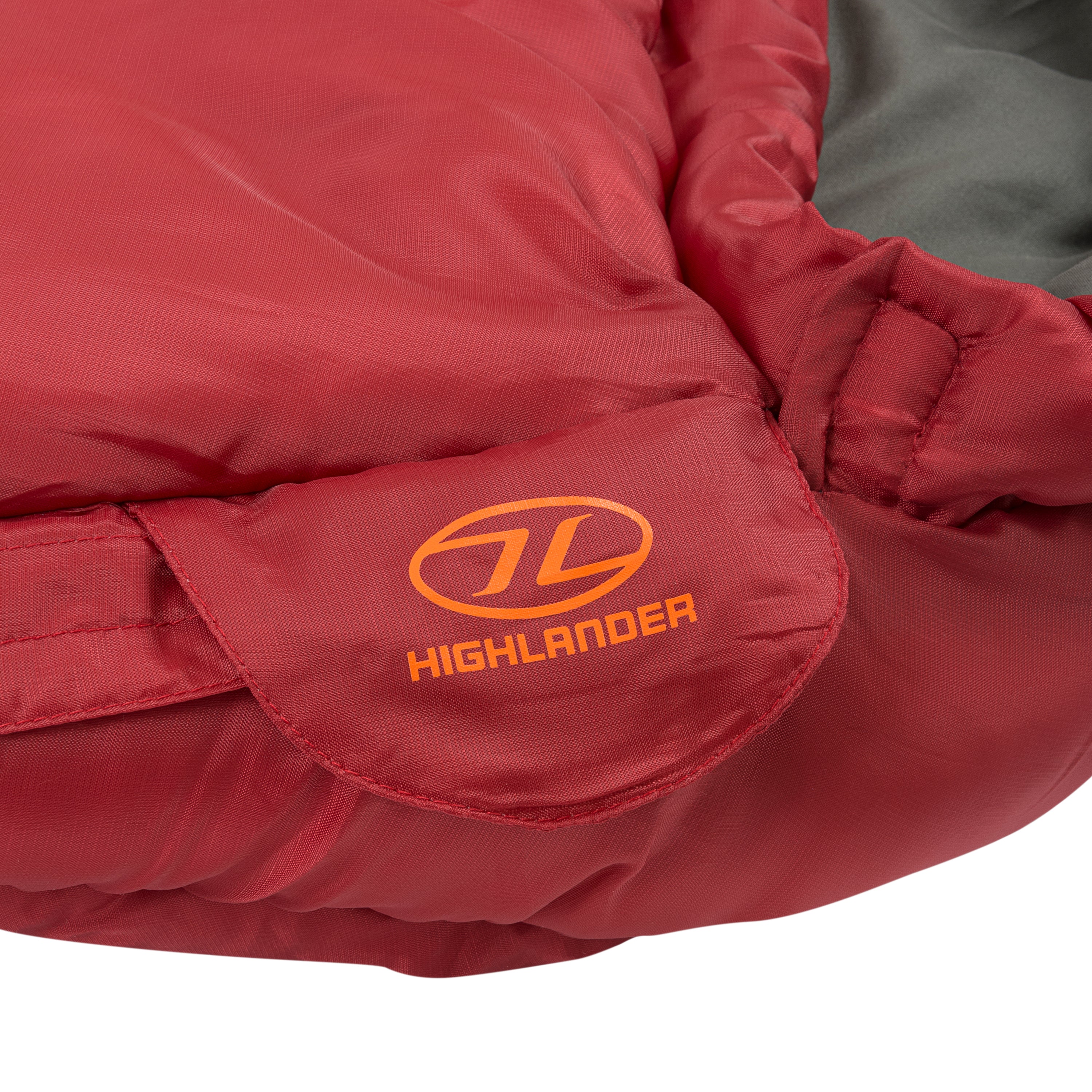 Highlander Echo 250 sacco a pelo mummia rosso