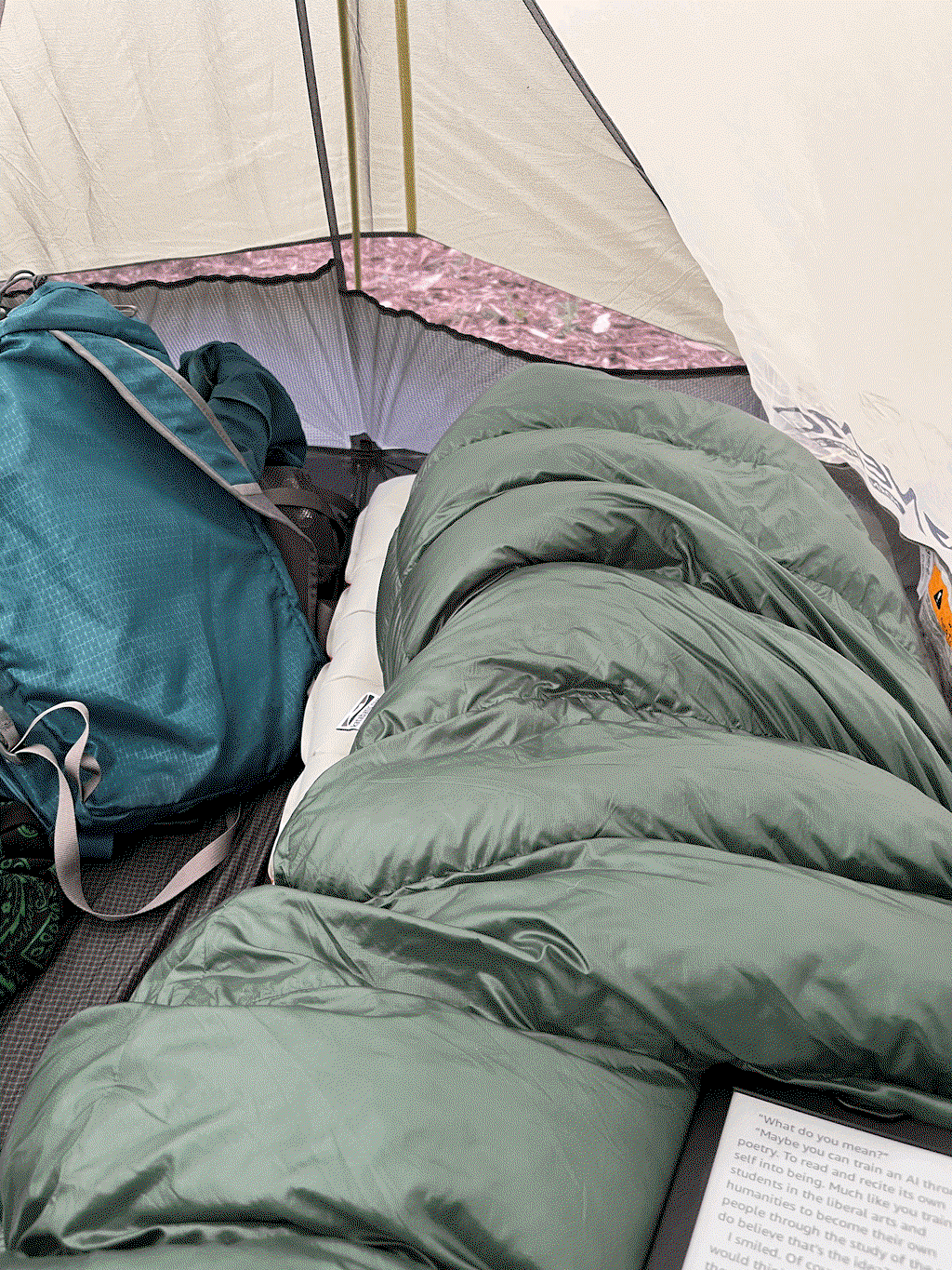 Katabatic Gear Palisade 30 quilt piuma 6 slate blue